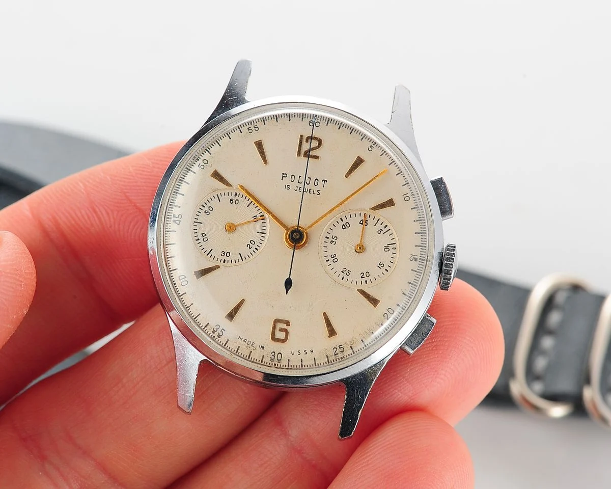 Rare: Poljot 3017 "Strela" chronograph chronometer mechanical watch