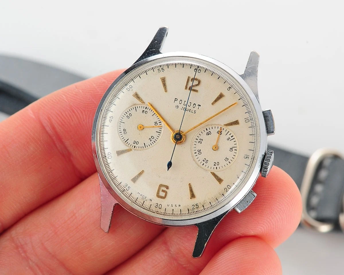 Rare: Poljot 3017 "Strela" chronograph chronometer mechanical watch