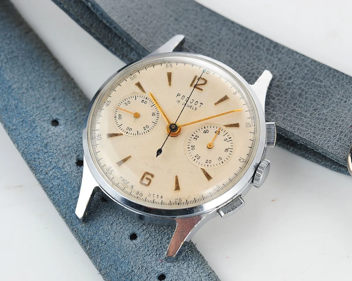 Rare: Poljot 3017 "Strela" chronograph chronometer mechanical watch