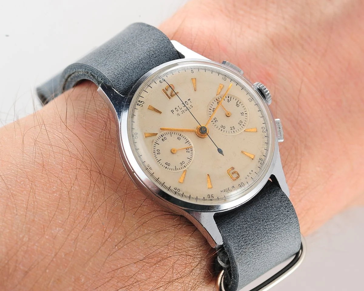 Rare: Poljot 3017 "Strela" chronograph chronometer mechanical watch