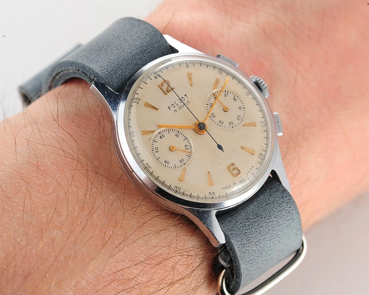 Rare: Poljot 3017 "Strela" chronograph chronometer mechanical watch