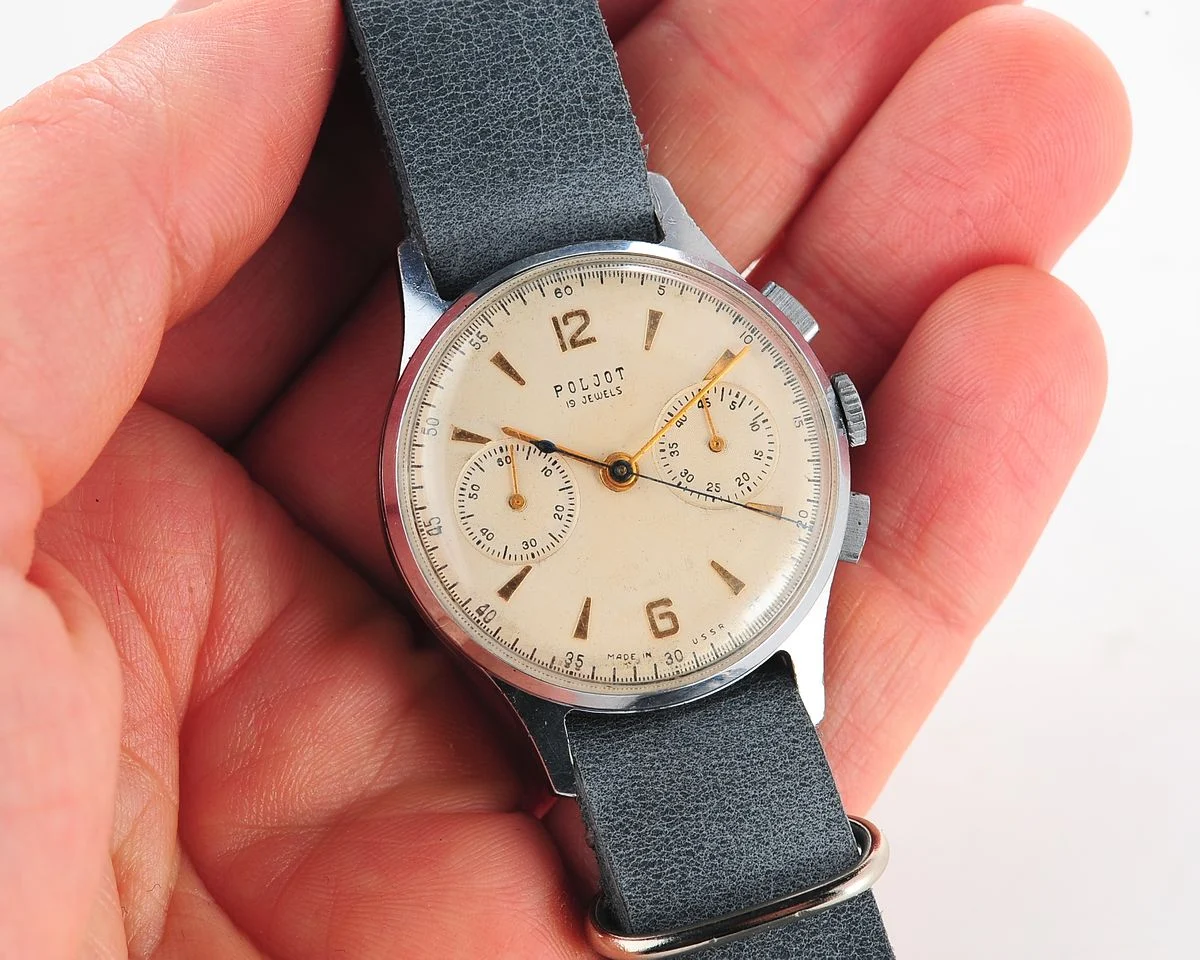 Rare: Poljot 3017 "Strela" chronograph chronometer mechanical watch