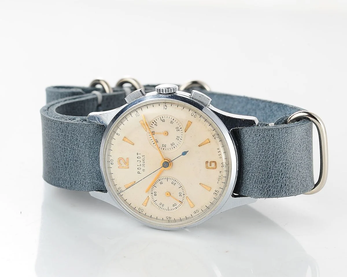 Rare: Poljot 3017 "Strela" chronograph chronometer mechanical watch