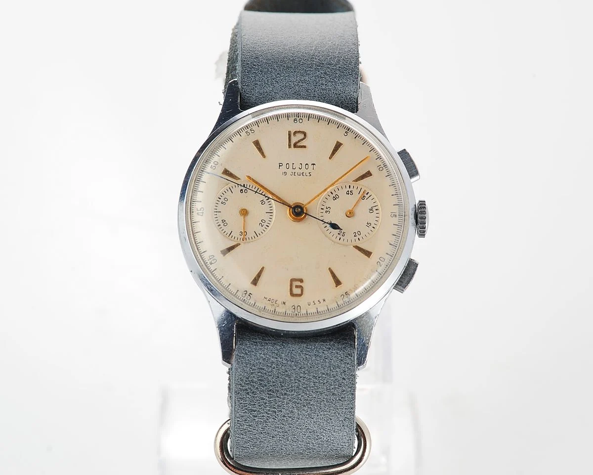 Rare: Poljot 3017 "Strela" chronograph chronometer mechanical watch