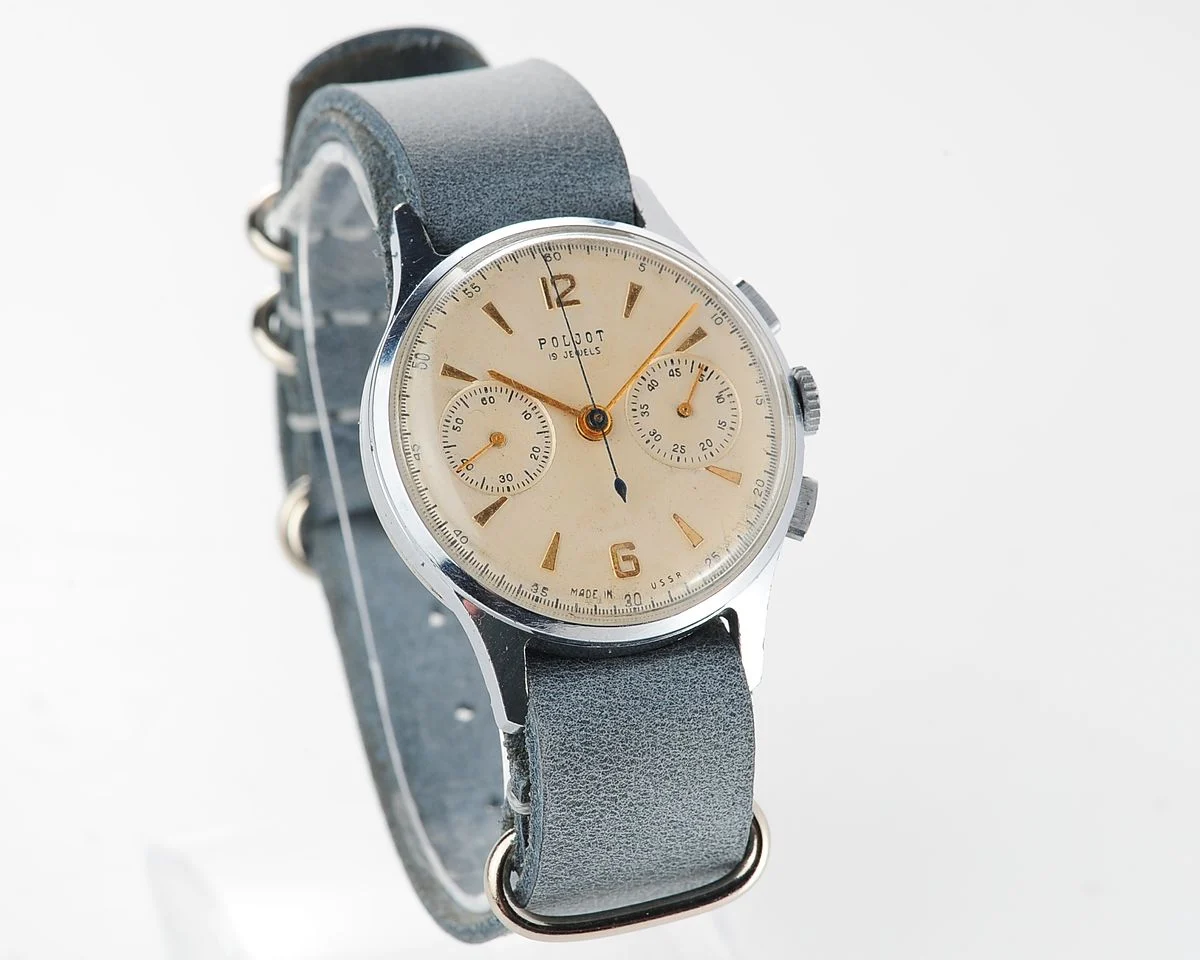Rare: Poljot 3017 "Strela" chronograph chronometer mechanical watch