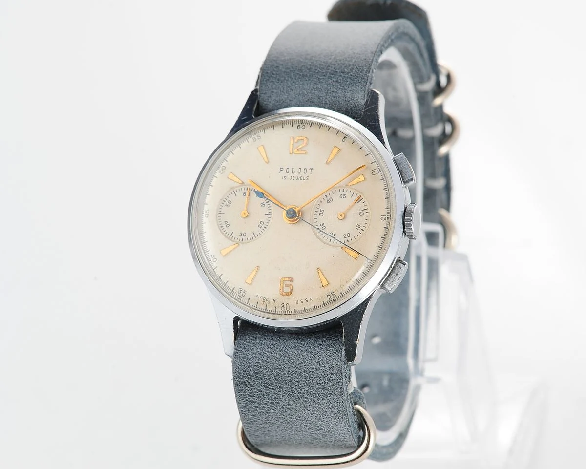 Rare: Poljot 3017 "Strela" chronograph chronometer mechanical watch