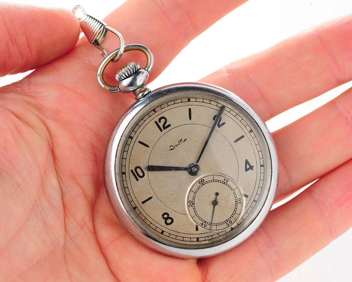 Pocket Soviet ZiM - hefty mechanical watch from the 40-50s