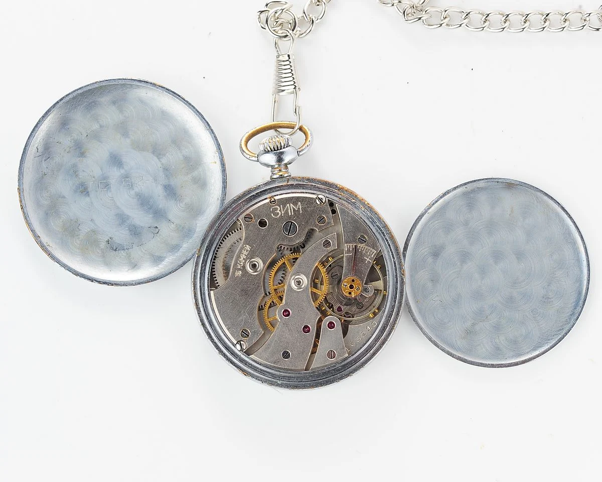 Pocket Soviet ZiM - hefty mechanical watch from the 40-50s