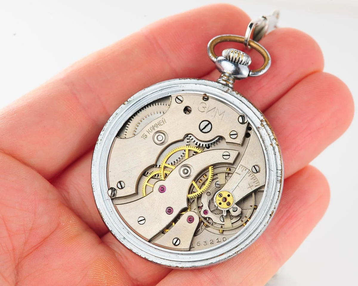 Pocket Soviet ZiM - hefty mechanical watch from the 40-50s