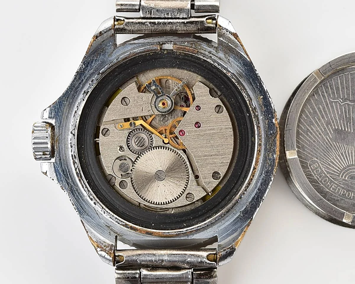 Vostok Komandirskie limited series watch - "Zakaz MO CCCP" with new black bezel