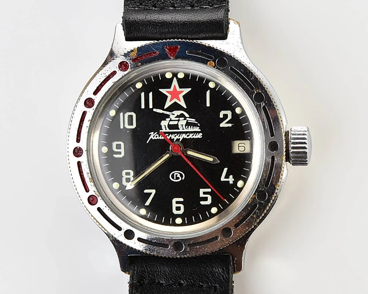 Vostok Komandirskie mechanical watch with automatic self winding movement