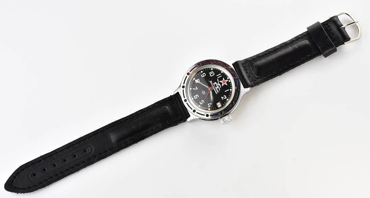 Vostok Komandirskie mechanical watch with automatic self winding movement
