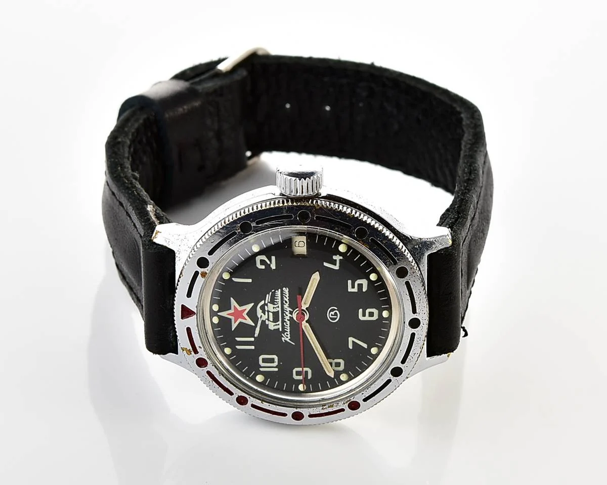 Vostok Komandirskie mechanical watch with automatic self winding movement