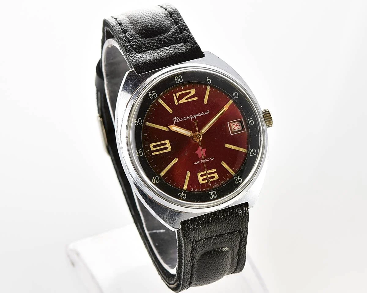 Soviet Vostok Komandirskie mechanical watch - Zakaz MO CCCP!