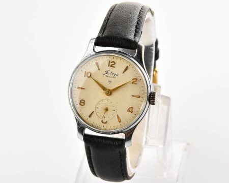Vintage soviet mechanical POBEDA watch, 2MChZ from 1950s