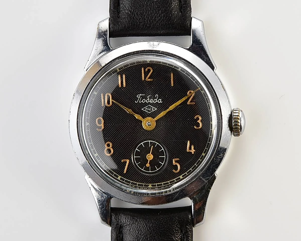 Excellent condition vintage Soviet mechanical Pobeda wrist watch, PChZ