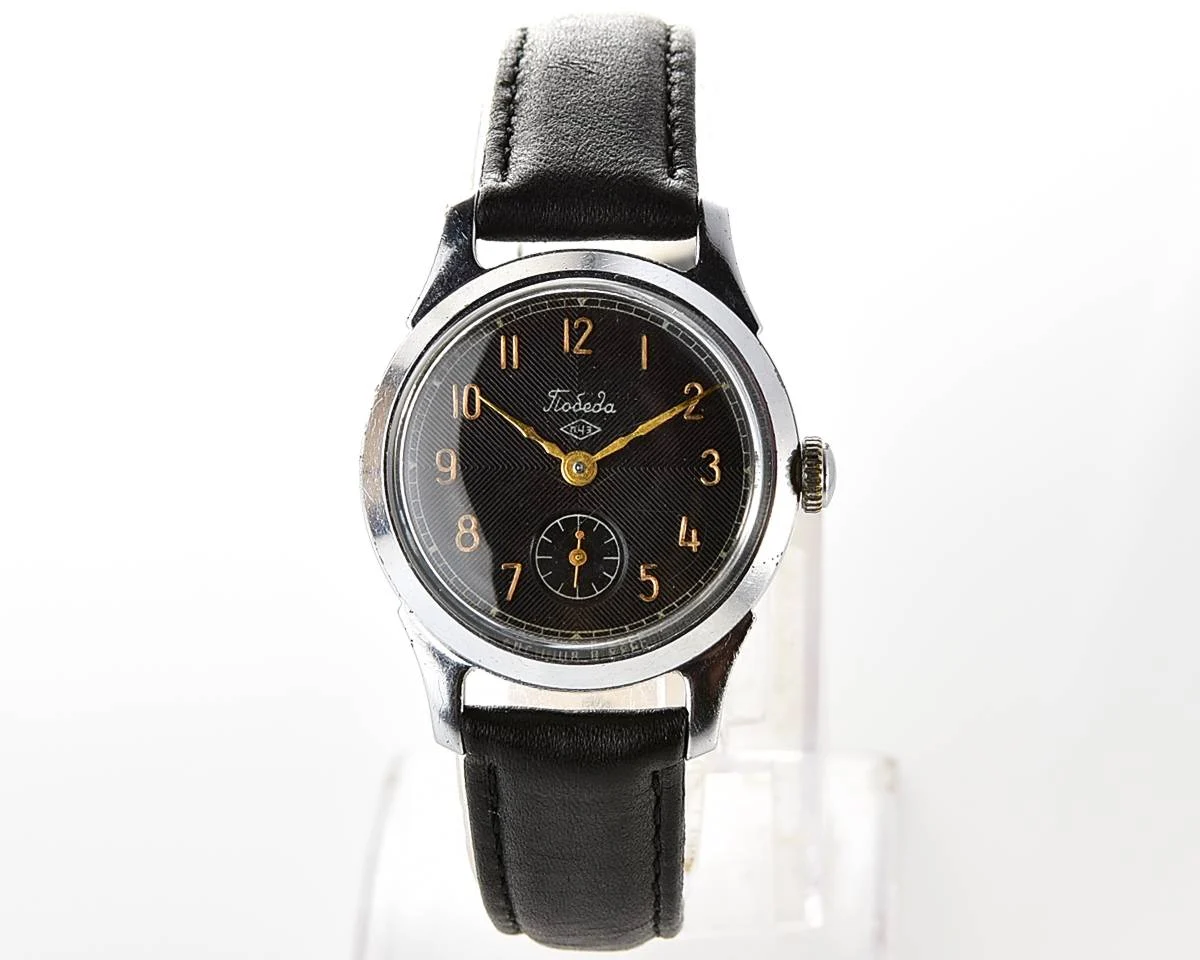 Excellent condition vintage Soviet mechanical Pobeda wrist watch, PChZ