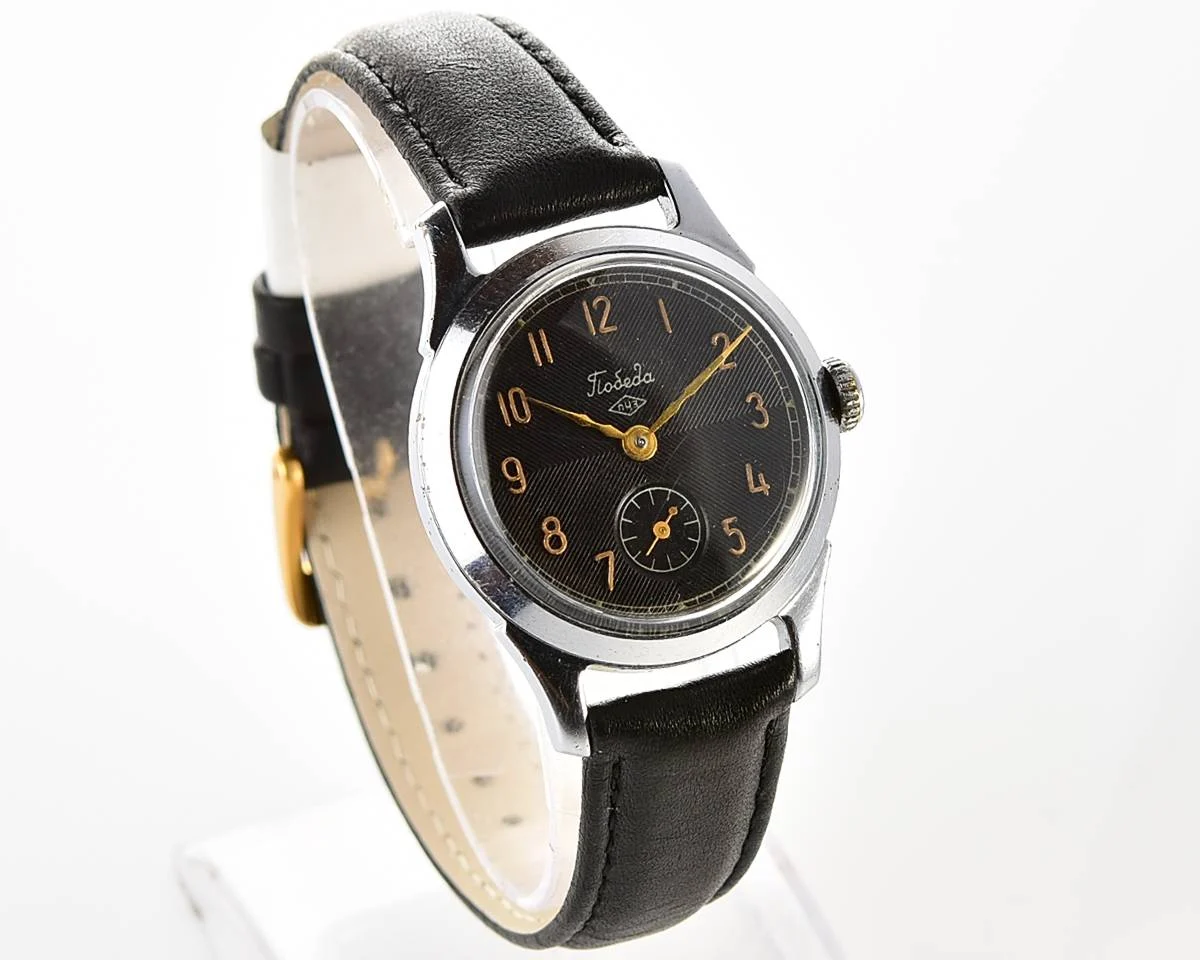 Excellent condition vintage Soviet mechanical Pobeda wrist watch, PChZ
