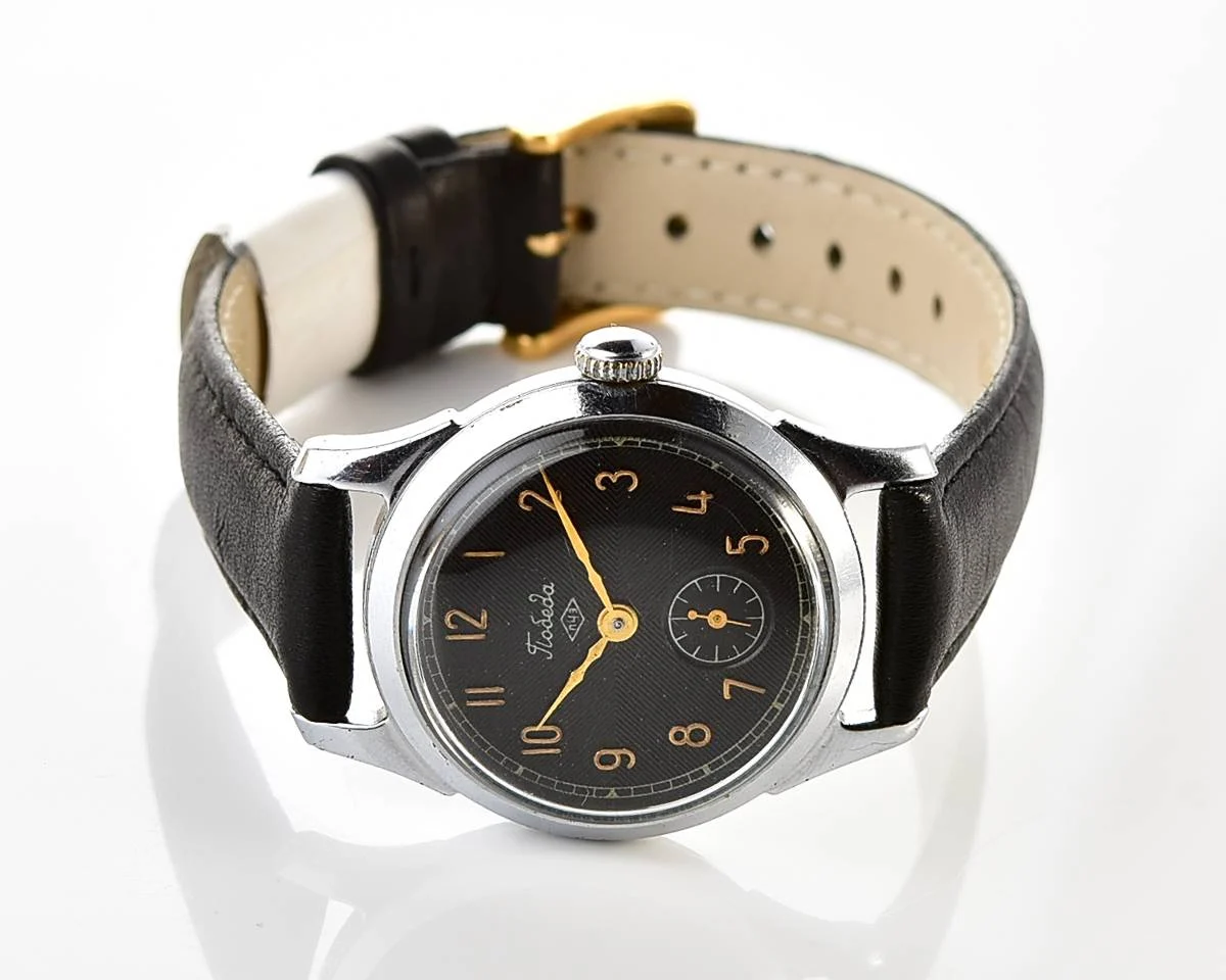 Excellent condition vintage Soviet mechanical Pobeda wrist watch, PChZ