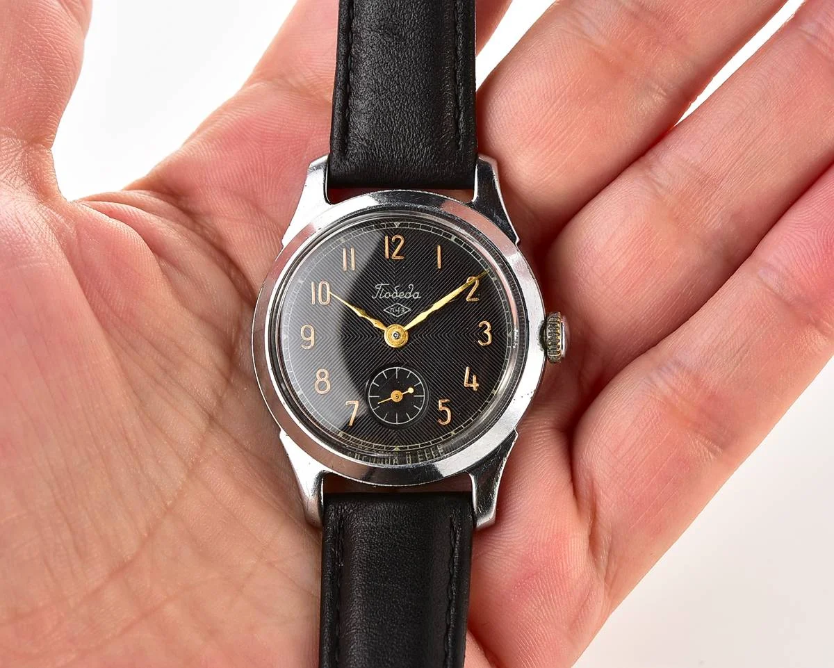 Excellent condition vintage Soviet mechanical Pobeda wrist watch, PChZ