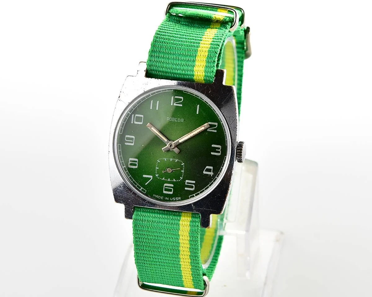 Pobeda Soviet mechanical wrist watch