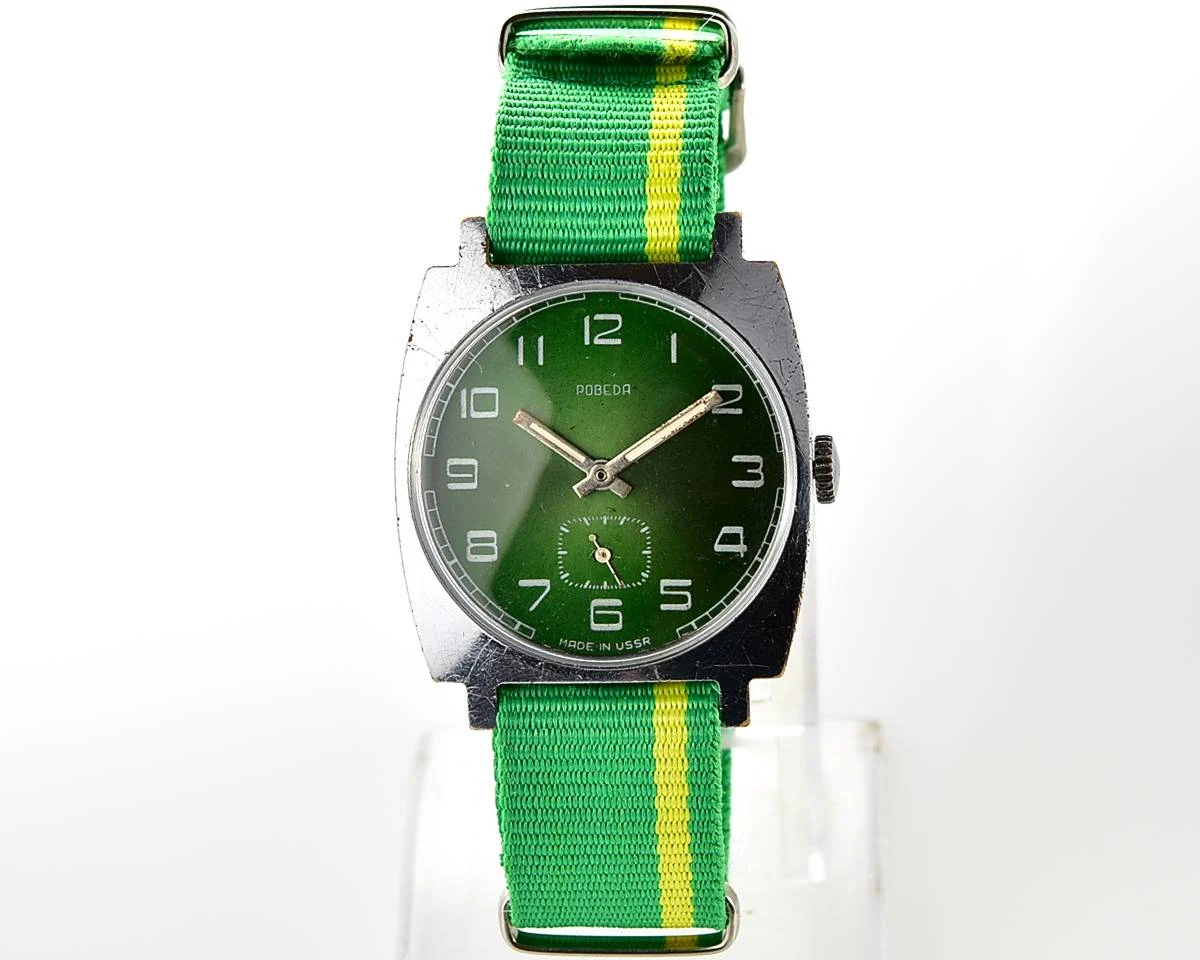 Pobeda Soviet mechanical wrist watch