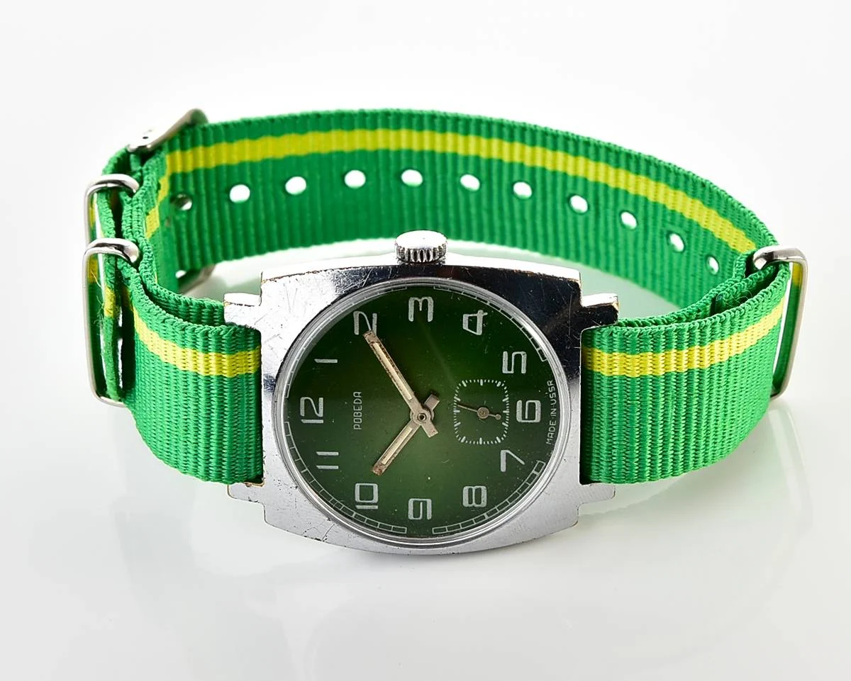 Pobeda Soviet mechanical wrist watch