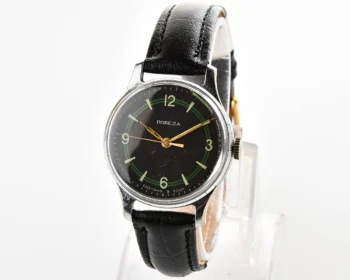Vintage Soviet mechanical Pobeda with central seconds hand