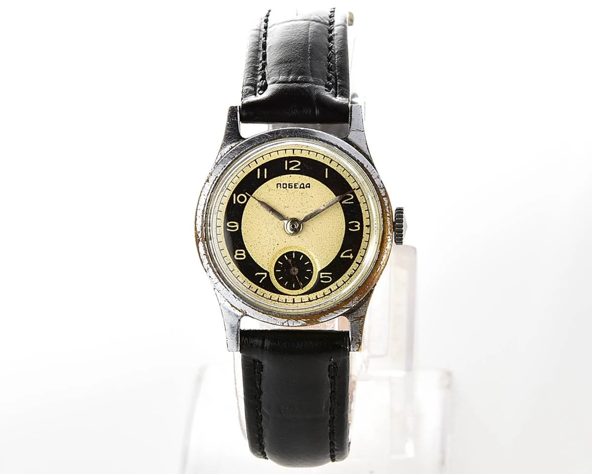 Vintage Soviet mechanical watch Pobeda from 2nd quarter 1957!