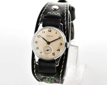 Excellent Soviet Pobeda 1MChZ from 1953 + exquisite Sturmanskie compass strap!