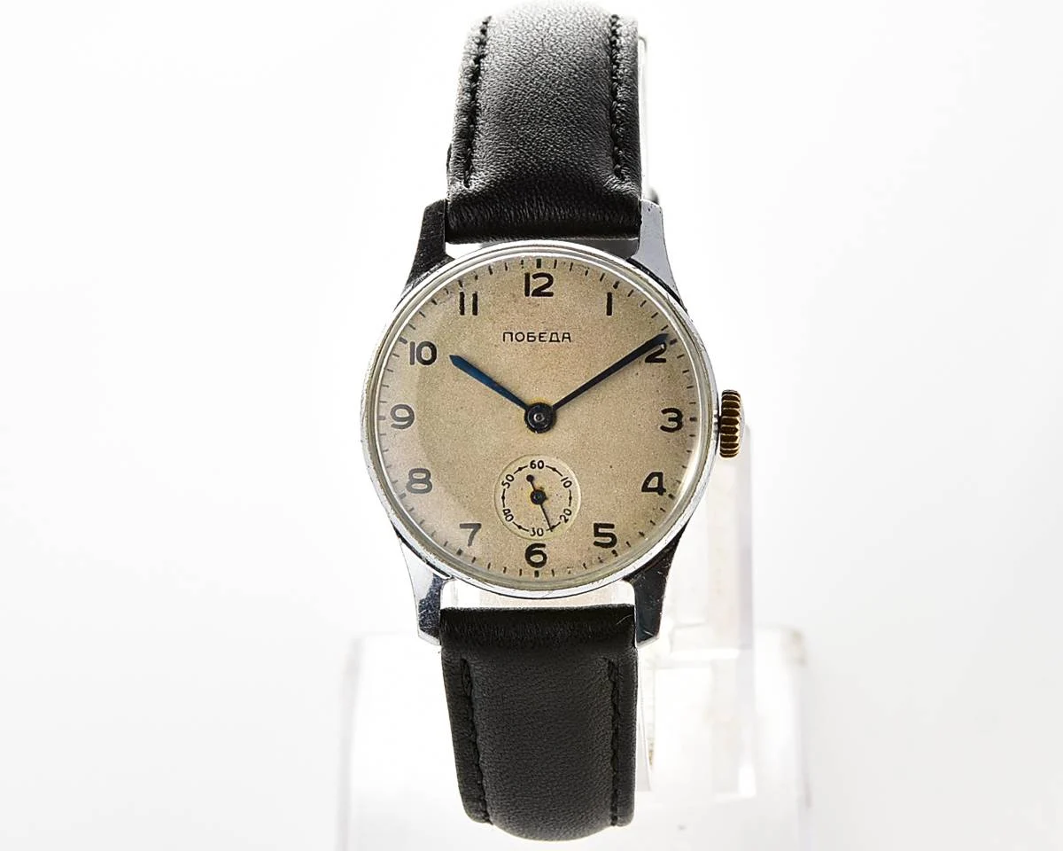 Excellent Soviet mechanical Pobeda watch, ChChZ, 2nd quarter of 1954