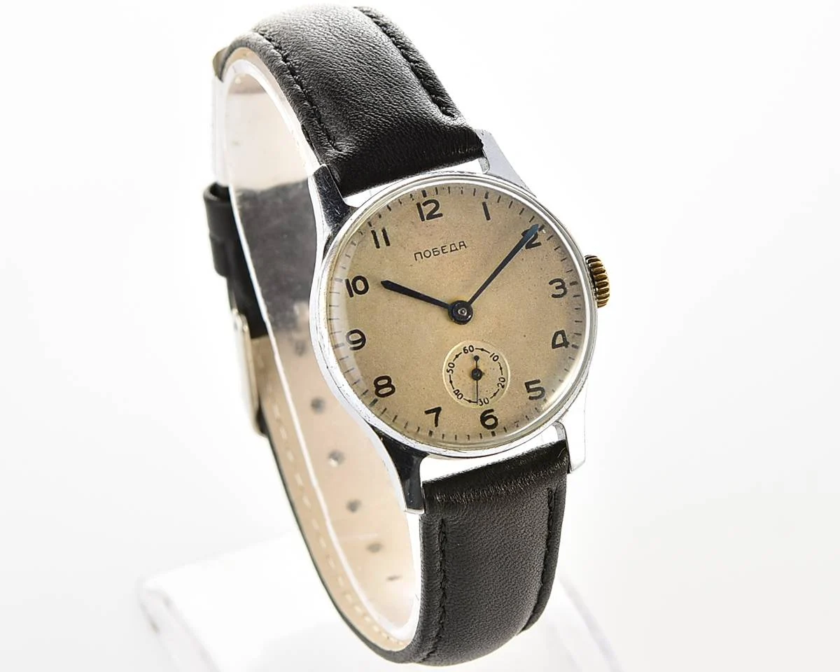 Excellent Soviet mechanical Pobeda watch, ChChZ, 2nd quarter of 1954