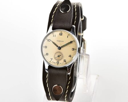 Excellent vintage soviet mechanical POBEDA watch, 2MChZ from 4th quarter 1958!