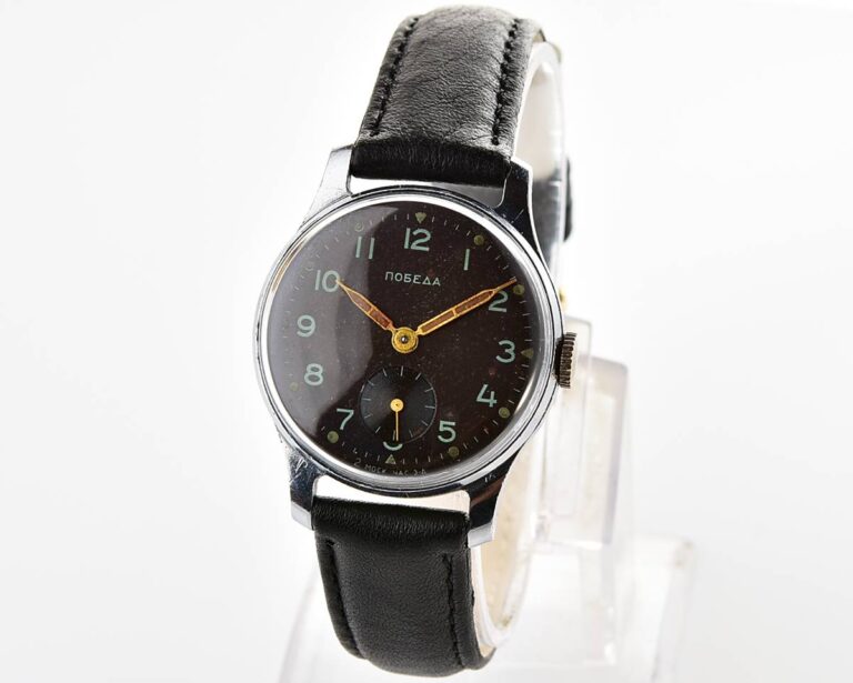 Vintage soviet mechanical POBEDA watch, 2MChZ from 1st quarter 1957!