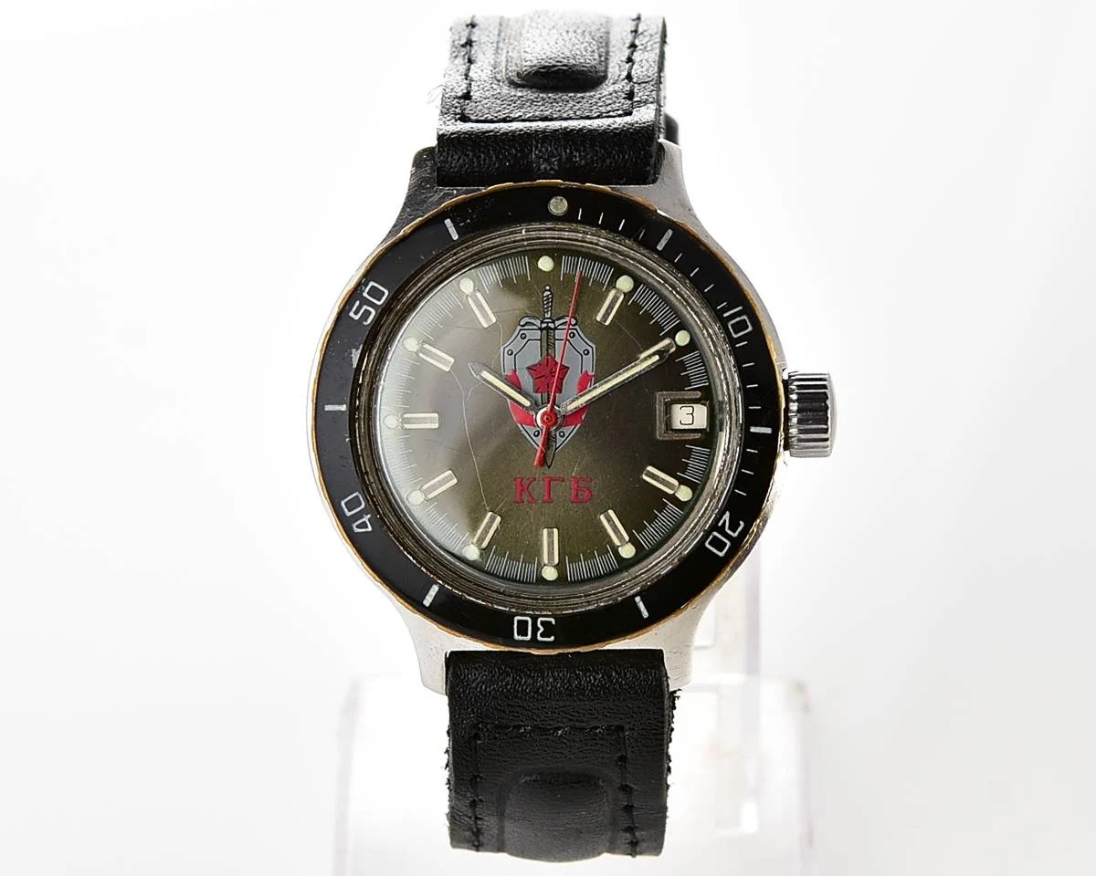 Vostok Amphibia KGB mechanical watch