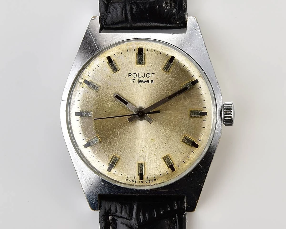 Soviet Poljot mechanical wrist watch