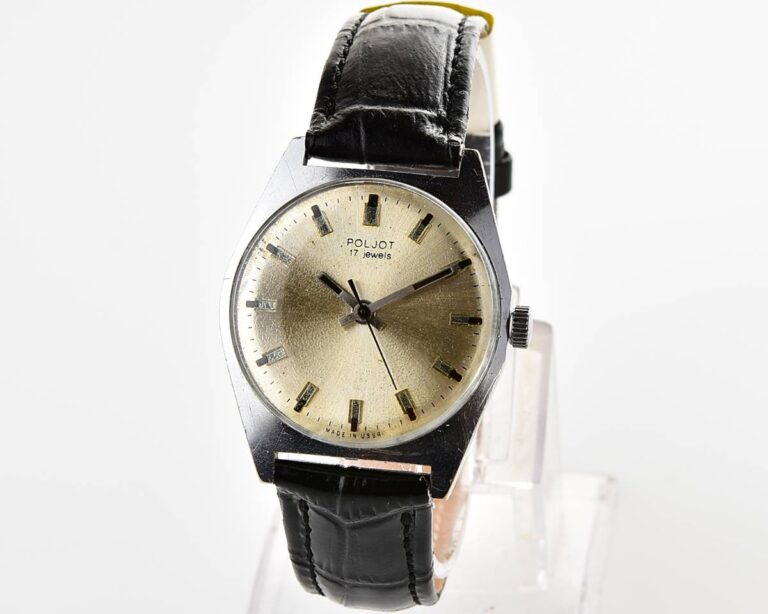 Soviet POLJOT mechanical wrist watch
