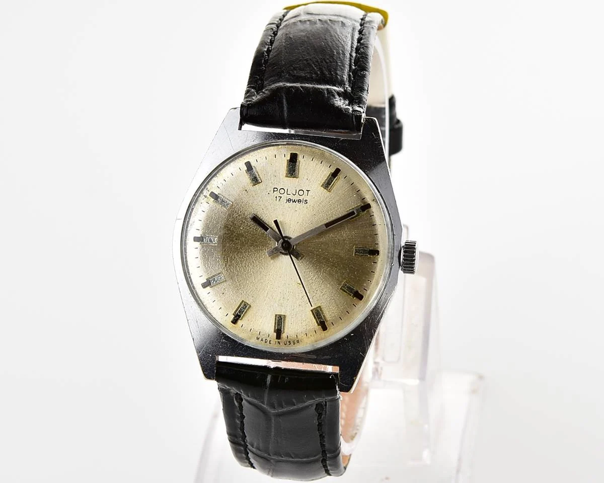 Soviet Poljot mechanical wrist watch