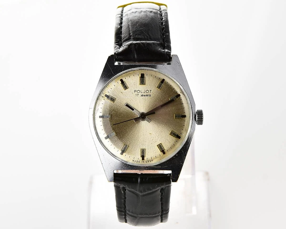 Soviet Poljot mechanical wrist watch
