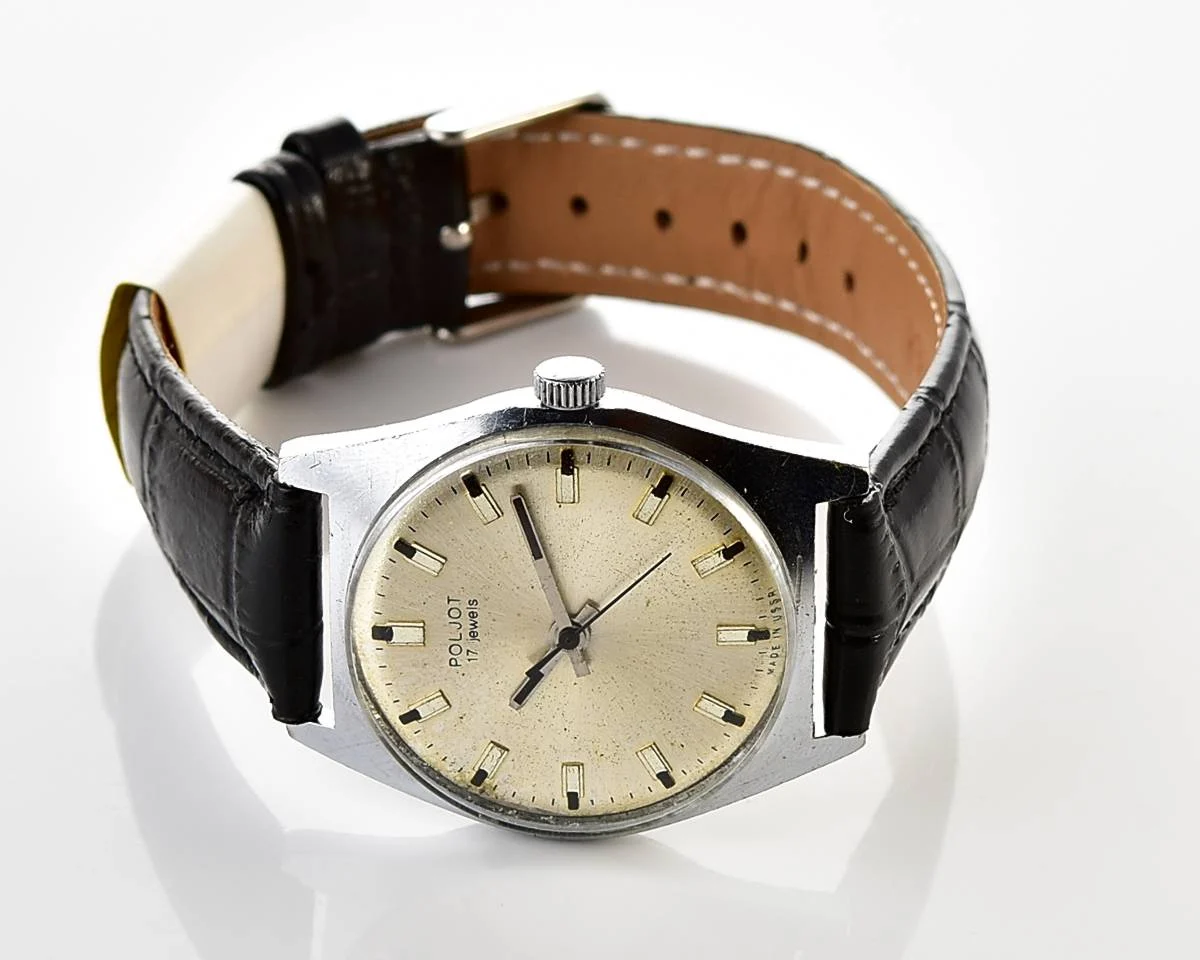 Soviet Poljot mechanical wrist watch
