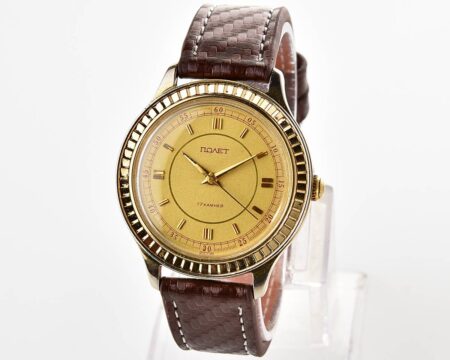 Large POLJOT mechanical wrist watch