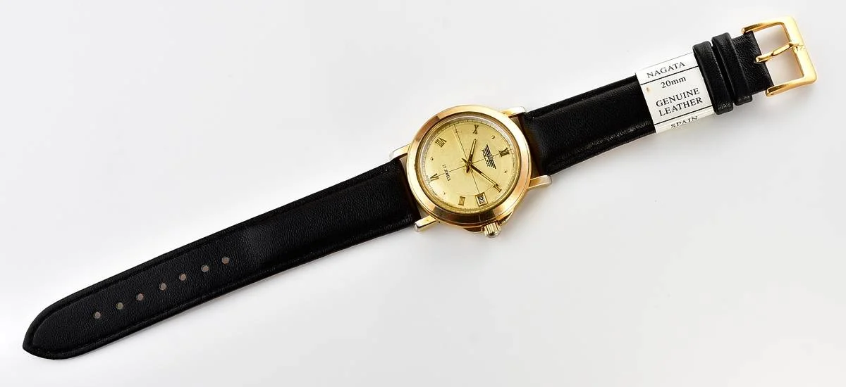 Large Poljot mechanical wrist watch