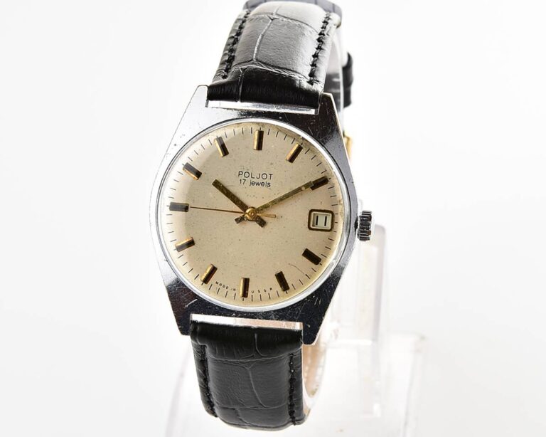 Soviet POLJOT mechanical wrist watch
