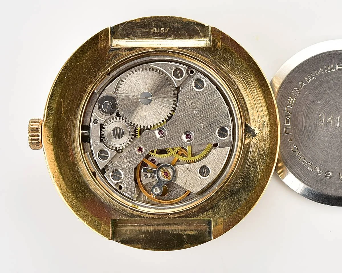 Vintage mechanical Raketa Goroda(Cities) world time watch