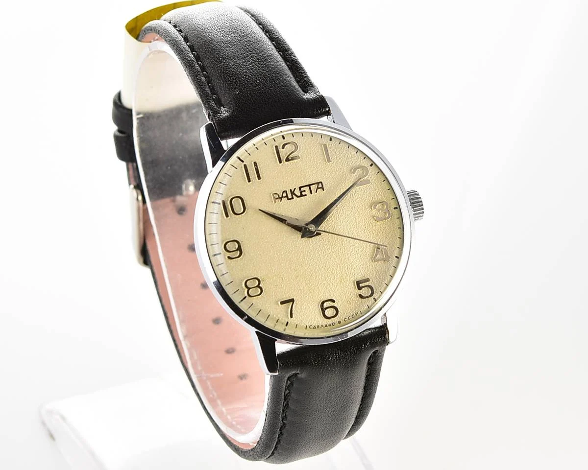 Soviet Raketa vintage mechanical watch