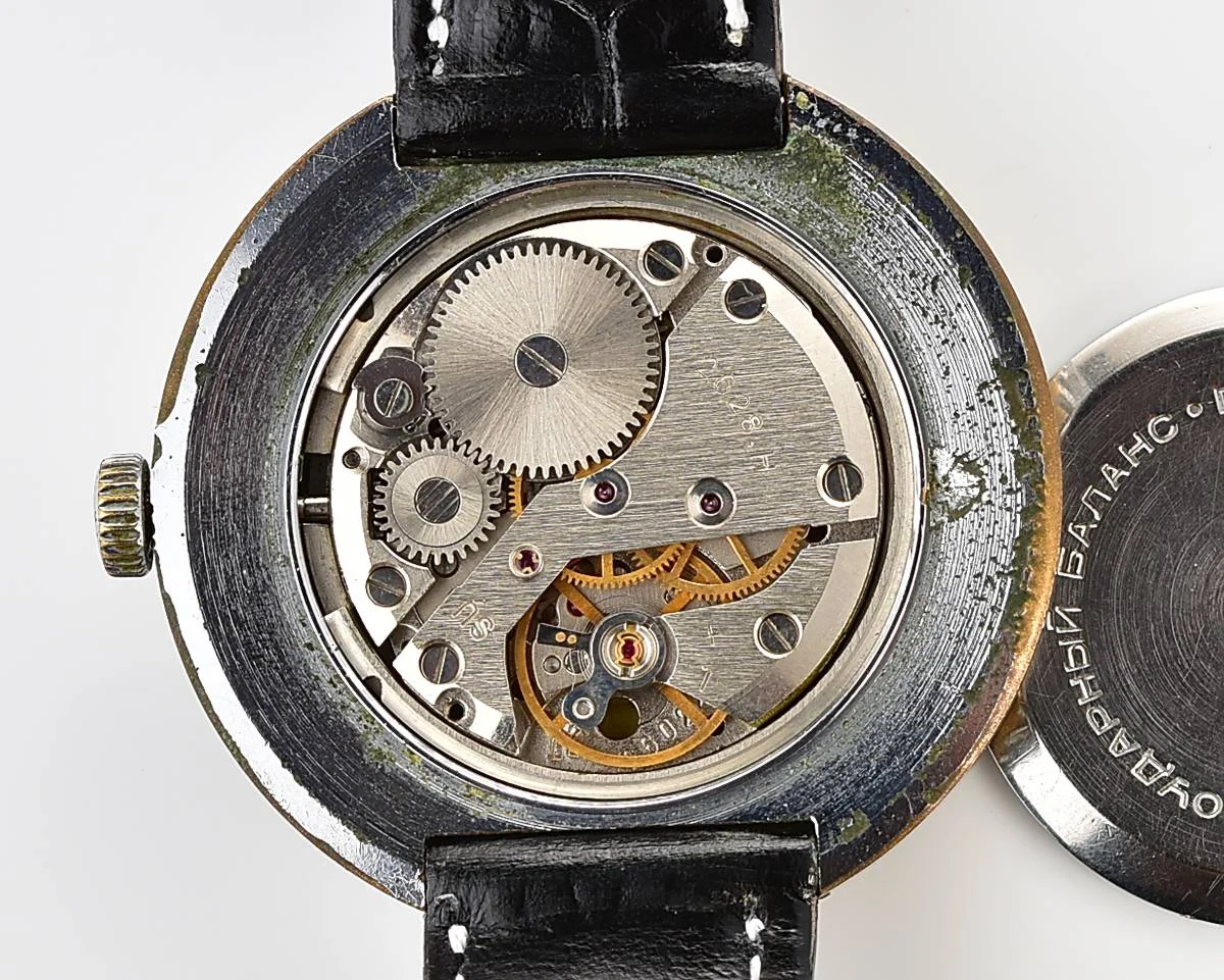 Vintage mechanical Raketa Goroda(Cities) world time watch