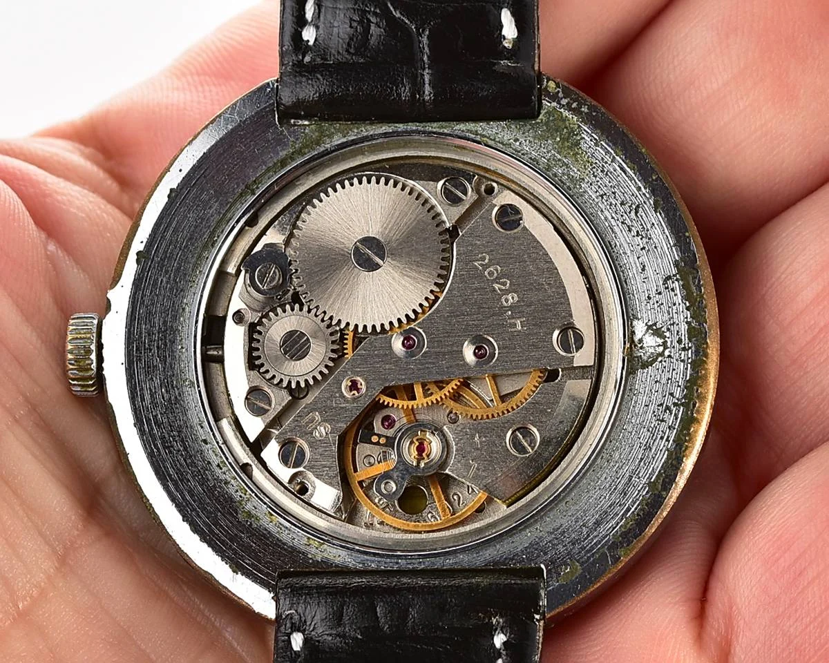 Vintage mechanical Raketa Goroda(Cities) world time watch