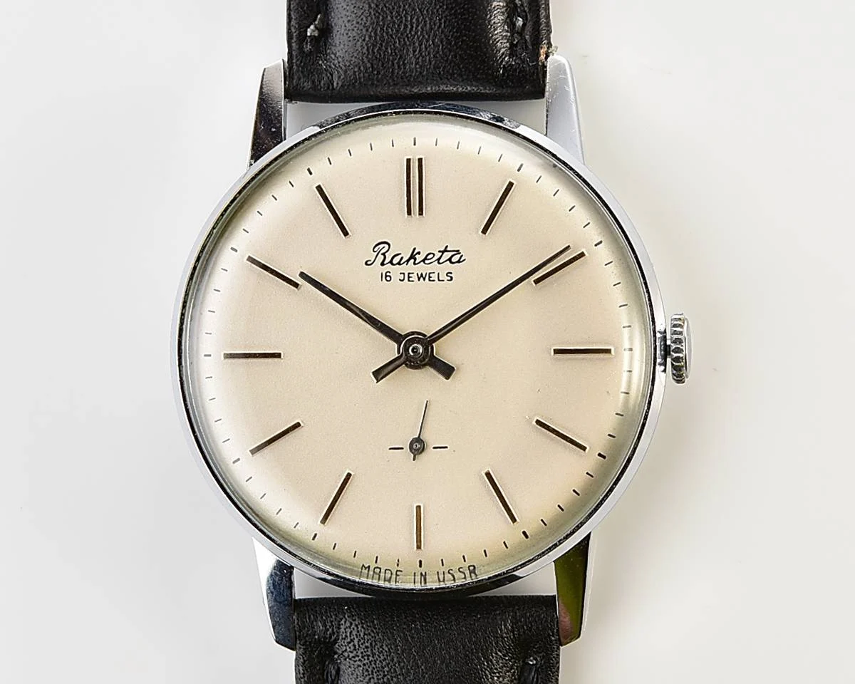 Vintage Soviet Raketa mechanical watch