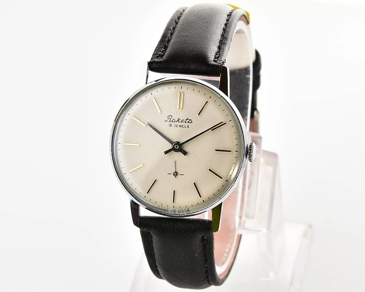 Vintage Soviet Raketa mechanical watch