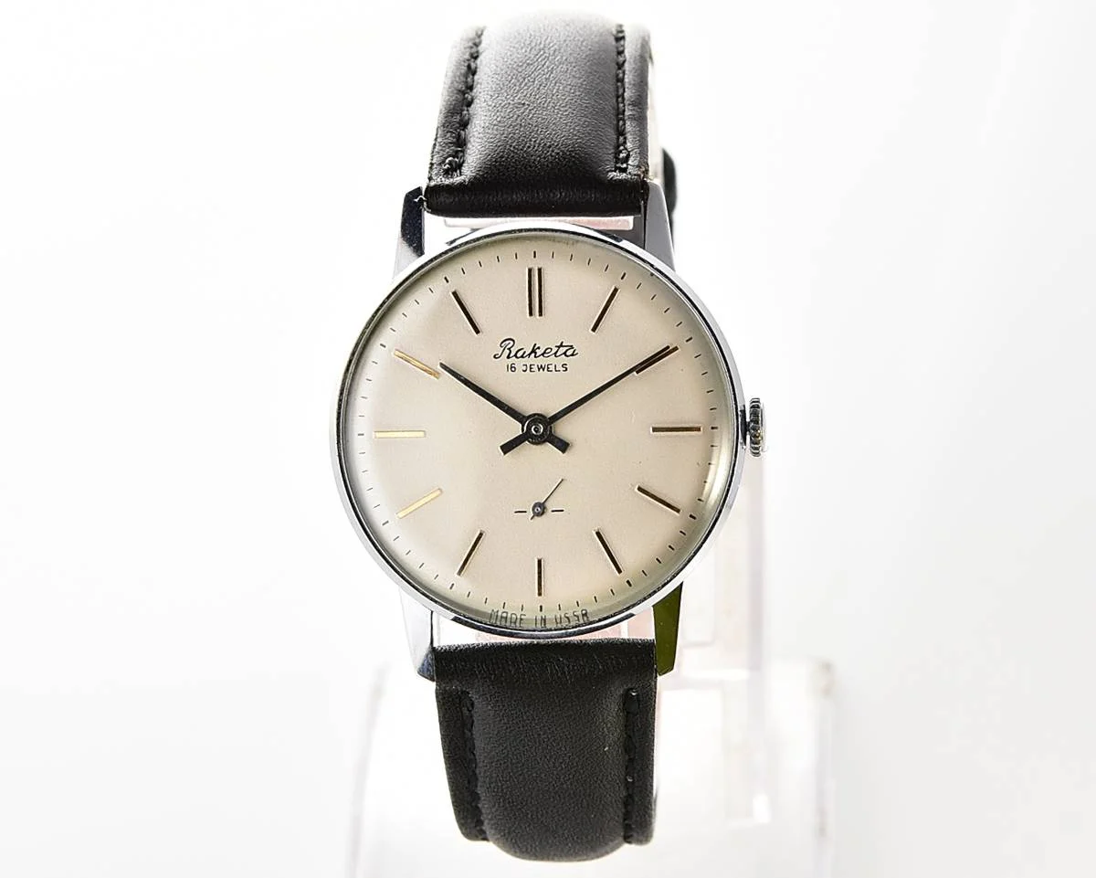 Vintage Soviet Raketa mechanical watch